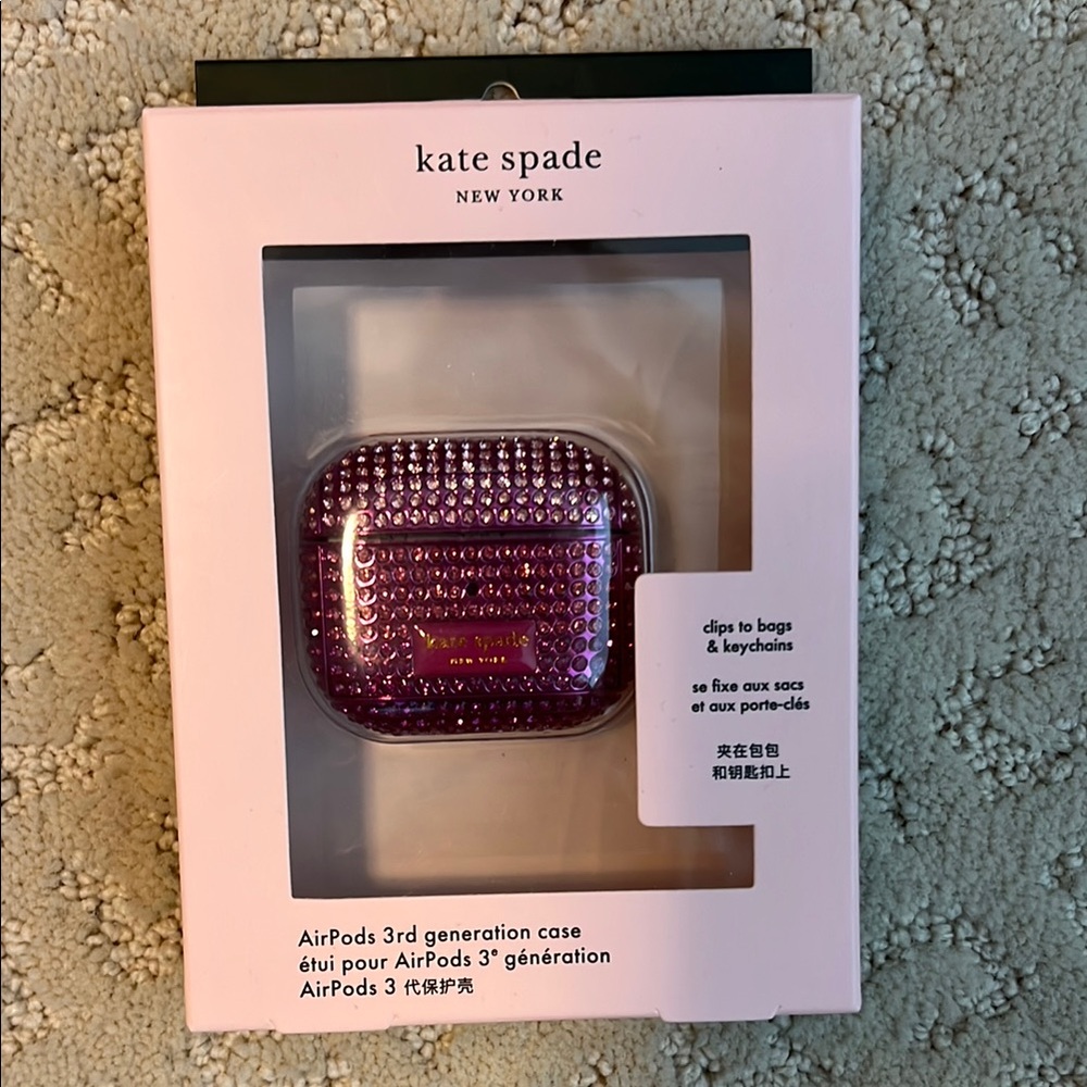 Kate Spade Pink AirPods Case